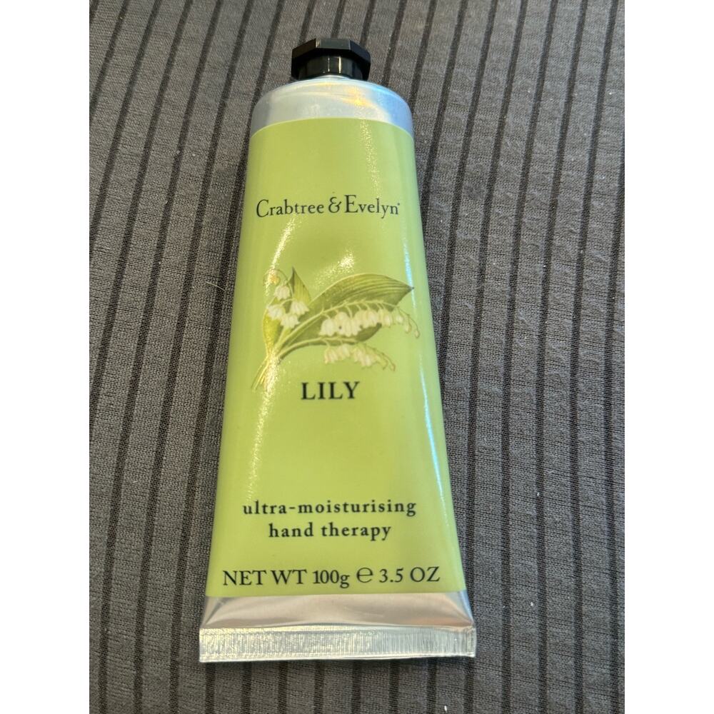 Crabtree &Evelyn Moisturizing Lily Hand Therapy Muguet 100g/3.5oz  NEW